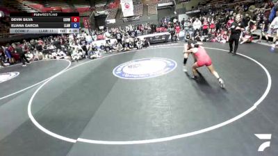 125 lbs Devin Silva, CVWA - Central Valley Wrestling Association vs Eliana Garcia, LAWA - Los Angles Wrestling Association