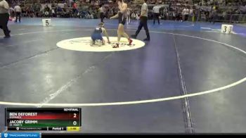 113 lbs Semifinal - Ben DeForest, Bismarck vs Jacoby Grimm, St. Mary`s