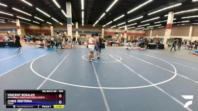 285 lbs Cons. Semi - Vincent Rosales, Silverback Wrestling Forth Worth vs Chris Renteria, Texas