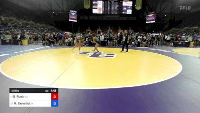 130 lbs Cons 8 #1 - Britney Rueb, SD vs Mariaha Benedict, IA