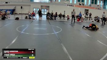 76 lbs Semifinal - David Sargsyan, LWC vs Yusuf Mirza, FL Scorpions Wrestling Club