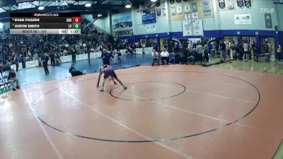 157 lbs Quarterfinal - Justin Smith, Las Vegas vs Evan Paszek, Coronado