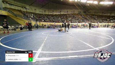 80 lbs Round Of 32 - Krew Province, Cashion Youth Wrestling vs CAMDEN DANIELSON, Texas Elite Wrestling