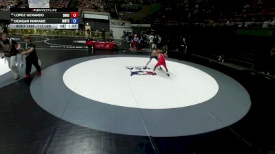 113 lbs Champ. Rd Of 32 - Lopez Gerardo, Santa Maria High School Wrestling vs Deagan Kinkade, MTC - MANTANONA TRAINING CENTER
