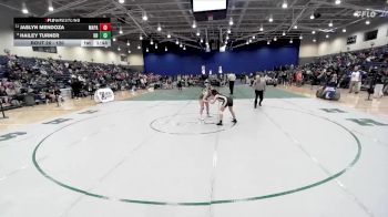 120 lbs Champ. Round 1 - Jaslyn Mendoza, Manassas Park vs Hailey Turner, Riverbend