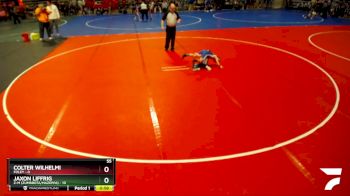 55 lbs Quarterfinals (8 Team) - Colter Wilhelmi, Foley vs Jaxon Liffrig, Z-M (Zumbrota/Mazeppa)