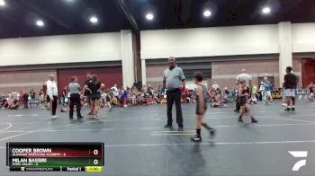 50 lbs Round 4 (6 Team) - Milan Bassiri, Steel Valley vs Cooper Brown, Glasgow Wrestling Academy