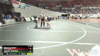 6A-190 lbs Champ. Round 1 - Ronan Schmidt, South Eugene vs Michael Sprague, Tigard