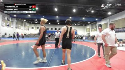 175 Boys Quarterfinal - Gunnar Neal, Poway vs Wyatt Welsh, El Capitan