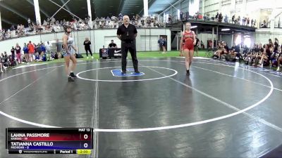 108 lbs Round 1 (6 Team) - Lahna Passmore, Kansas vs Tatianna Castillo, Michigan