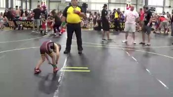 44 lbs Round 3 (6 Team) - Baylor Wittenburg, Untouchables Black vs Cooper Corona, Stallers Elite