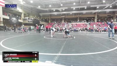 92 lbs Cons. Round 3 - Carter Mochel, Duran Elite vs Luca Grasso, MWC