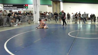 120 lbs Consi Of 64 #1 - Reed Wicker, IN vs Niccolo Pellicano, FL