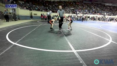 55 lbs Consi Of 16 #2 - Johnny Kane, Barnsdall Youth Wrestling vs Frank Petro, Cowboy Wrestling Club