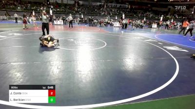 80 lbs Round Of 32 - Joseph Conte, Cedar Grove vs Luke Barikian, Sterling