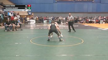 2 - 144 lbs Cons. Round 2 - Kahle Zerbe, Poquoson vs Jackson Gilbert, Radford
