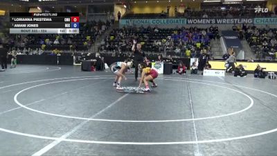 124 lbs Quarterfinal - Amani Jones, North Central College vs Lorianna Piestewa, Colorado Mesa University