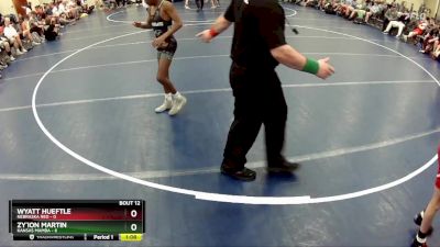 80 lbs Finals (8 Team) - Wyatt Hueftle, Nebraska Red vs Zy`ion Martin, Kansas Mamba