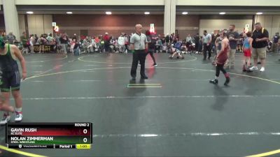 75 lbs Round 2 - Gavin Rush, KC Elite vs Nolan Zimmerman, Steel Wrestling