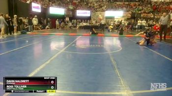 AA - 120 lbs Cons. Round 1 - Ross Tolliver, Great Falls / MSDB vs Davin Naldrett, Flathead