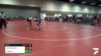 155 lbs Round 1 (8 Team) - Sadie Osburn, Indiana Ice vs Jacee Spargur-Richardson, Montana Silver