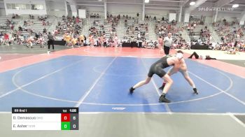 120 lbs Rr Rnd 1 - Dominic Demascus, Ohio Lightning vs Ethan Asher, Terps Pit Bull W.A.