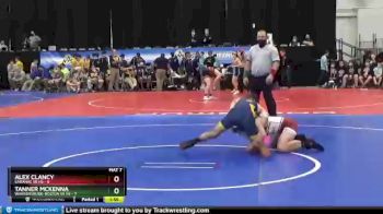 132 lbs Round 1 (3 Team) - Alex Clancy, Saranac Sr HS vs Tanner McKenna, Warrensburg-Bolton Sr HS