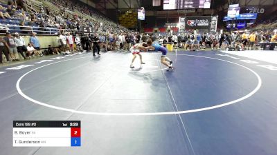 138 lbs Cons 128 #2 - Blake Boyer, PA vs Trey Gunderson, MN