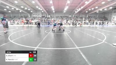 127 lbs Rr Rnd 2 - Aldin Short, CTWHALE vs Andy Narzisi, Pursuit Wrestling Academy - Silver