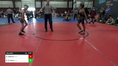 115 lbs Final - Nick Adams, West Orange vs Owen O`leary, CJA