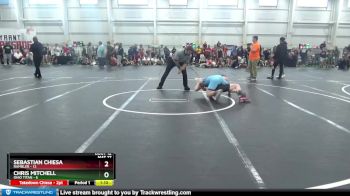 132 lbs Round 3 (10 Team) - Chris Mitchell, Ohio Titan vs Sebastian Chiesa, Rambler