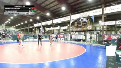 138 lbs Champ. Round 1 - Tel Marchant, Sundance Aau vs John Ryder Weiss, Hot Springs