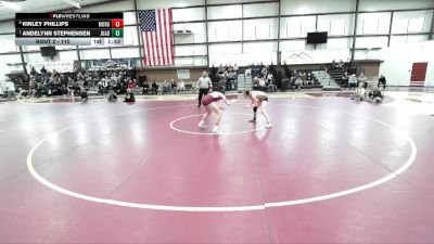 110 lbs Quarterfinal - Andelynn Stephensen, Juab vs Kinley Phillips, Morgan