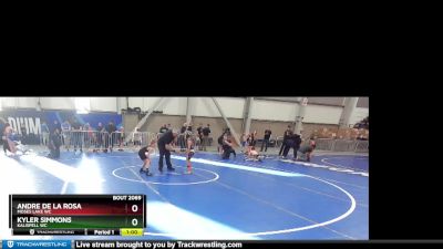 53 lbs Cons. Round 2 - Andre De La Rosa, Moses Lake WC vs Kyler Simmons, Kalispell WC