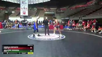 170 lbs Round 2 (16 Team) - Angelo Esposito, MDWA vs Brayden Johnson, REWA