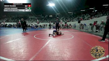 67 lbs Final - Brock Villines, Weatherford Youth Wrestling vs Lincoln Sanders, Team Tulsa Wrestling Club