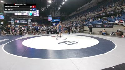 285 lbs Cons. Sub-rd Of 32 - Brandon Swain, Utah vs Eli Swartz, California