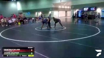 220 lbs Round 1 (6 Team) - Cooper Halstead, FCA Empowered Blue vs Demetrius Dillard, FC Boom Squad