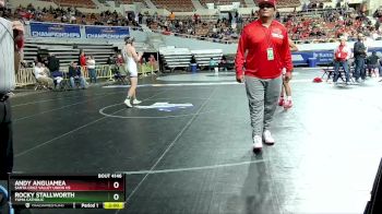 D4-157 lbs Quarterfinal - Rocky Stallworth, Yuma Catholic vs Andy Anguamea, Santa Cruz Valley Union Hs