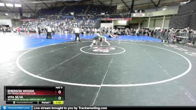 121 lbs Quarterfinal - Emerson Woods, Mat Demon Wrestling Club vs Vita Silva, Gig Harbor Grizzlies Wrestling Club