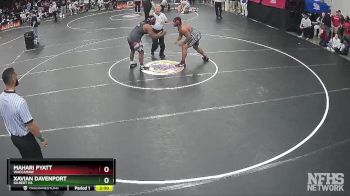 3A 285 lbs Cons. Round 1 - Mahari Pyatt, Waccamaw vs Xavian Davenport, Gilbert Hs