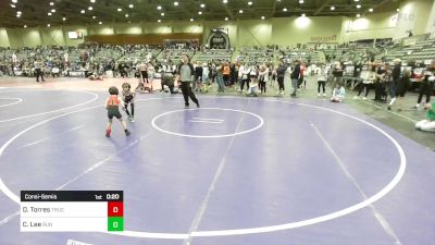 46 lbs Consolation - Dillon Torres, Truckee WC vs Carson Lee, Run To Danger