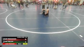 113 lbs Champ. Round 3 - Tyler Misenheimer, OK vs Stone Phillips, AL