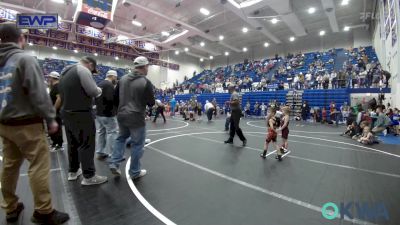 37 lbs Round Of 16 - Navy Simunek, Blackwell Wrestling Club vs Stetson Seeley, Cushing