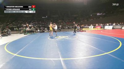 6A Boys 138 lbs 1st Place Match - Kingston Meadors, Newberg Boys vs Ryder Sprague, West Linn Boys