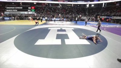 I-132 lbs Quarterfinal - Marco Futia, Wallkill vs Jonathan Cutrone, Wantagh