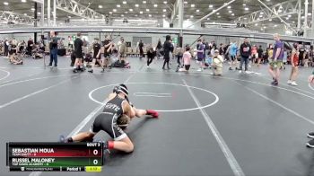 72 lbs Round 2 (4 Team) - Sebastian Moua, Team Shutt vs Russel Maloney, Top Dawg Academy