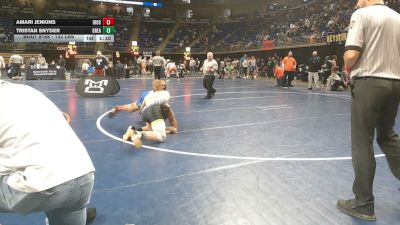 132 lbs Semifinal - Amari Jenkins, Diocese Of Erie vs Tristan Snyder, Greater Latrobe