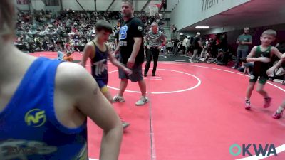 52 lbs Quarterfinal - Reno Ramos, Team Tulsa Wrestling Club vs Easton Admire, Berryhill Wrestling Club