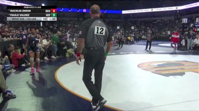 120 lbs Semifinal - Rocklin Zinkin, Buchanan (CS) vs Paulo Valdez, Hesperia (SS)